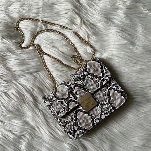 Snakeskin crossbody